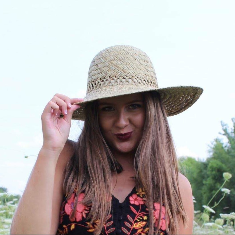 Woven straw hat